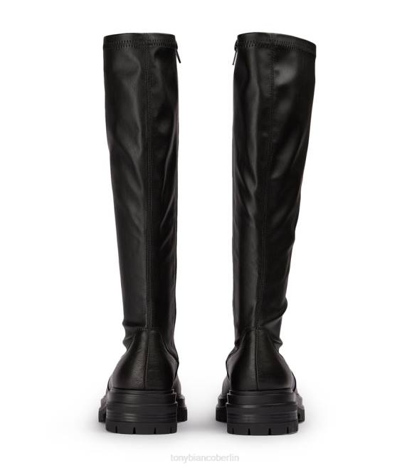 kniehohe Stiefel| de Tony Bianco Frauen Waze-Kalbsstiefel schwarzes venedig/schwarzes venezia 4624429